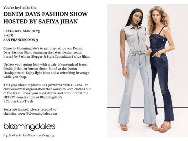 Join Us for the Denim Days Fashion Show on March 23rd!