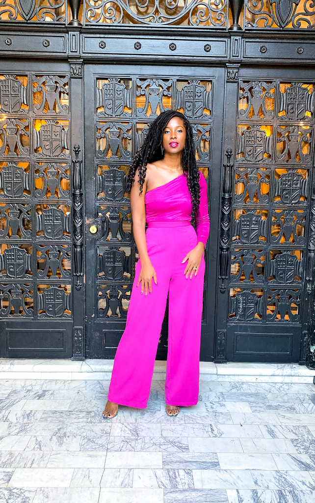 Tanasha- Outfit Ideas & Everyday Style, Hot Pink Bodysuit x 4 Outfit Ideas  🩷 4 easy to recreate outfit ideas featuring this vibrant hot pink bodysuit  courtesy of @pumiey.us T