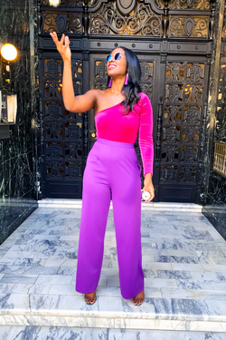 Violet "Ocho Rios" Trousers - Safiya Jihan