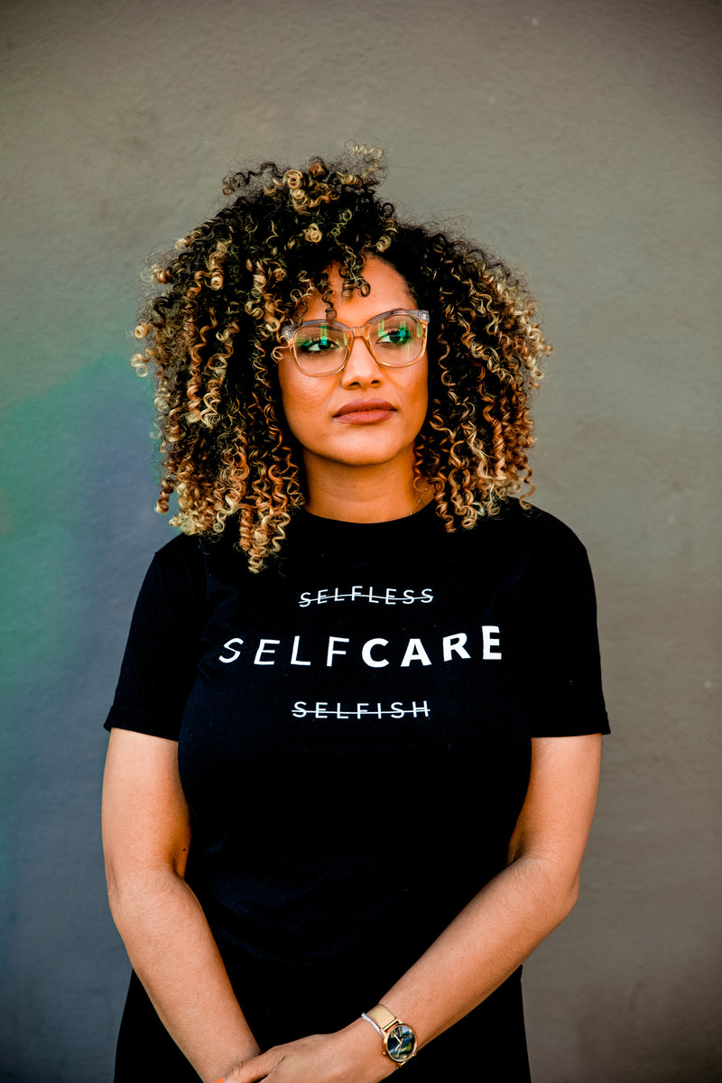 "Self Care" Slim Fit T-Shirt - Safiya Jihan