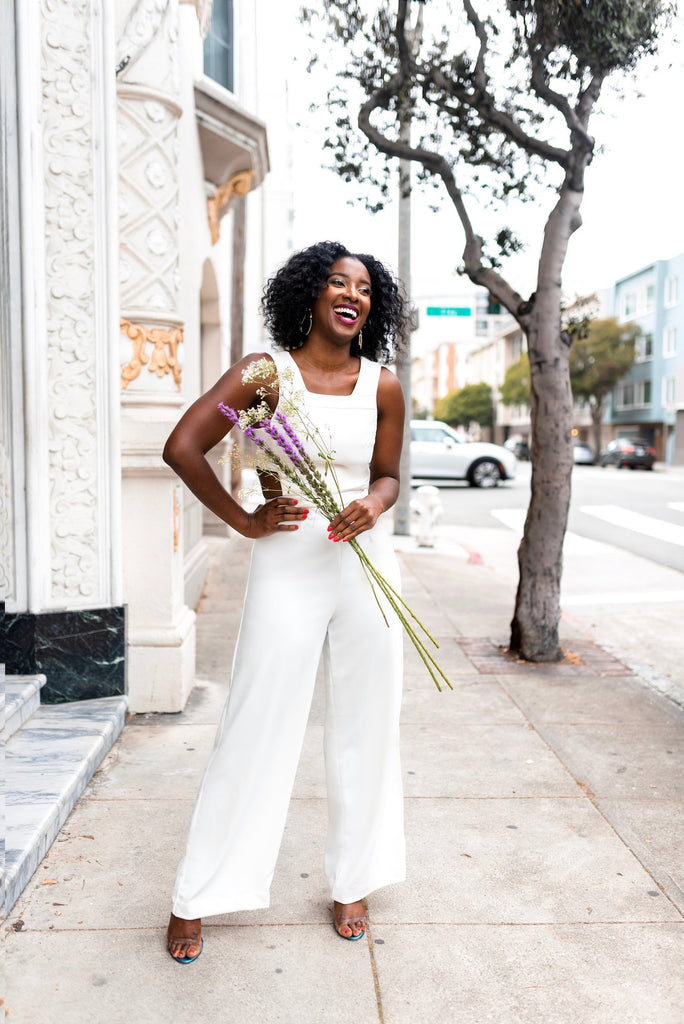 Ivory 'When Doves Cry' Jumpsuit – Safiya Jihan